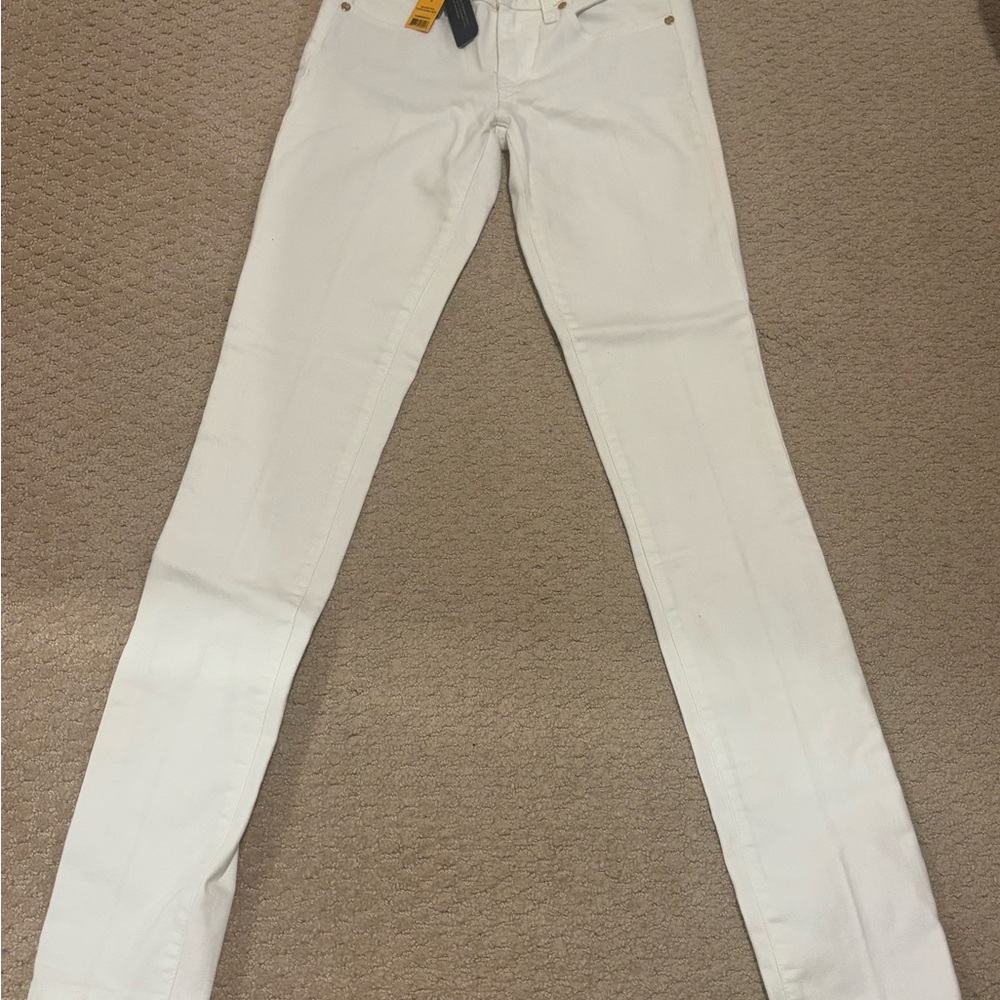 Tory Burch White Skinny Jeans